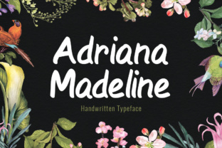 Adriana Madeline: A Playful Handwritten Font for Small Business Branding
