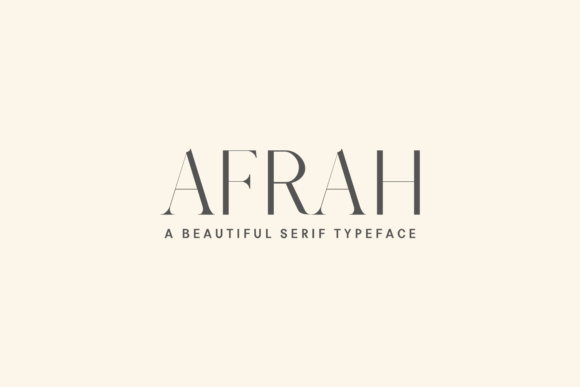 Afrah Family Font: A Polished Choice for Branding and Design