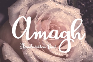 Amagh Font: A Playful Script for Editorial Design