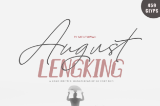 August Lengking Duo: A Script Handwritten Font for Memorable Campaigns