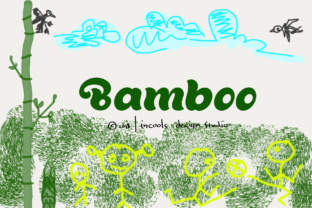 Bamboo Font: A Playful Typeface for Bold, Vintage-Inspired Branding