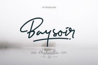 Baysoir Font Review: A Script Handwritten Typeface for Editorial Elegance