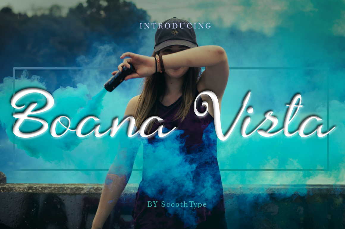 Boana Vista Font: A Script Typeface for Editorial Elegance