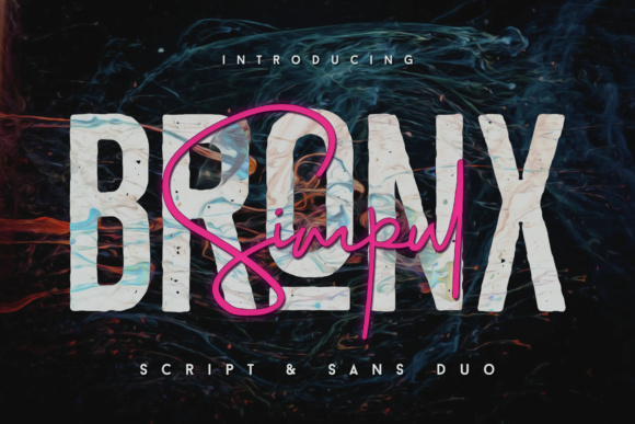 Bronx Simpul Duo: A Script Handwritten Font for Editorial Elegance