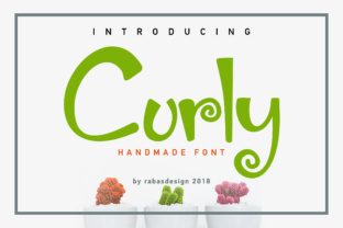 Curly Font: A Joyful Script for Creative Product Makers