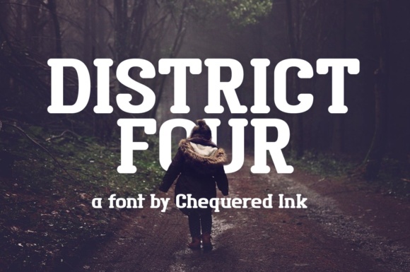 District Four Font for Professional Branding
