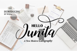 Hello Junita: A Script Font That Brings Elegance to Handmade Creations