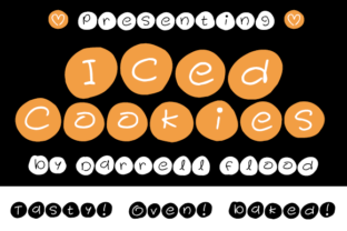 Iced Cookies Font for a Sweet Brand Identity