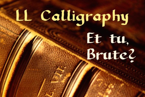 LL Calligraphy Font for Beautiful and Readable Craft Projects