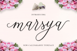 Marsya Font: A Script Handwritten Typeface for Polished Branding