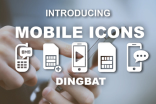 Mobile Icons Font: Boost Your Brand Identity with Modern Dingbats