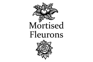Mortised Fleurons: A Vintage Font for Digital Branding