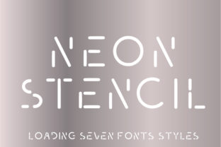 Neon Stencil Font: A Bold Choice for Brand Headlines