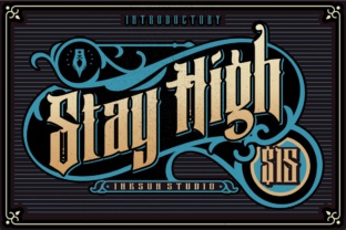 Stay High Font: A Bold Typeface for Memorable Branding