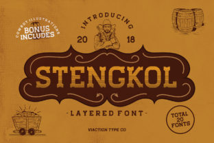 Stengkol Font for Creative Projects and Branding