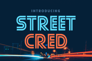 Street Cred Font for Modern and Retro Editorial Designs