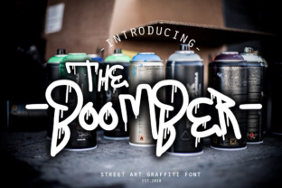 The Boomber: A Striking Graffiti Font for Marketers and Designers
