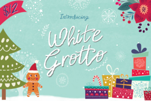 White Grotto Font: A Holiday Typography Star